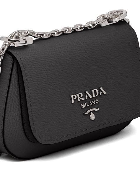 prada leather stripe shoulder purse|Prada leather shoulder bag price.